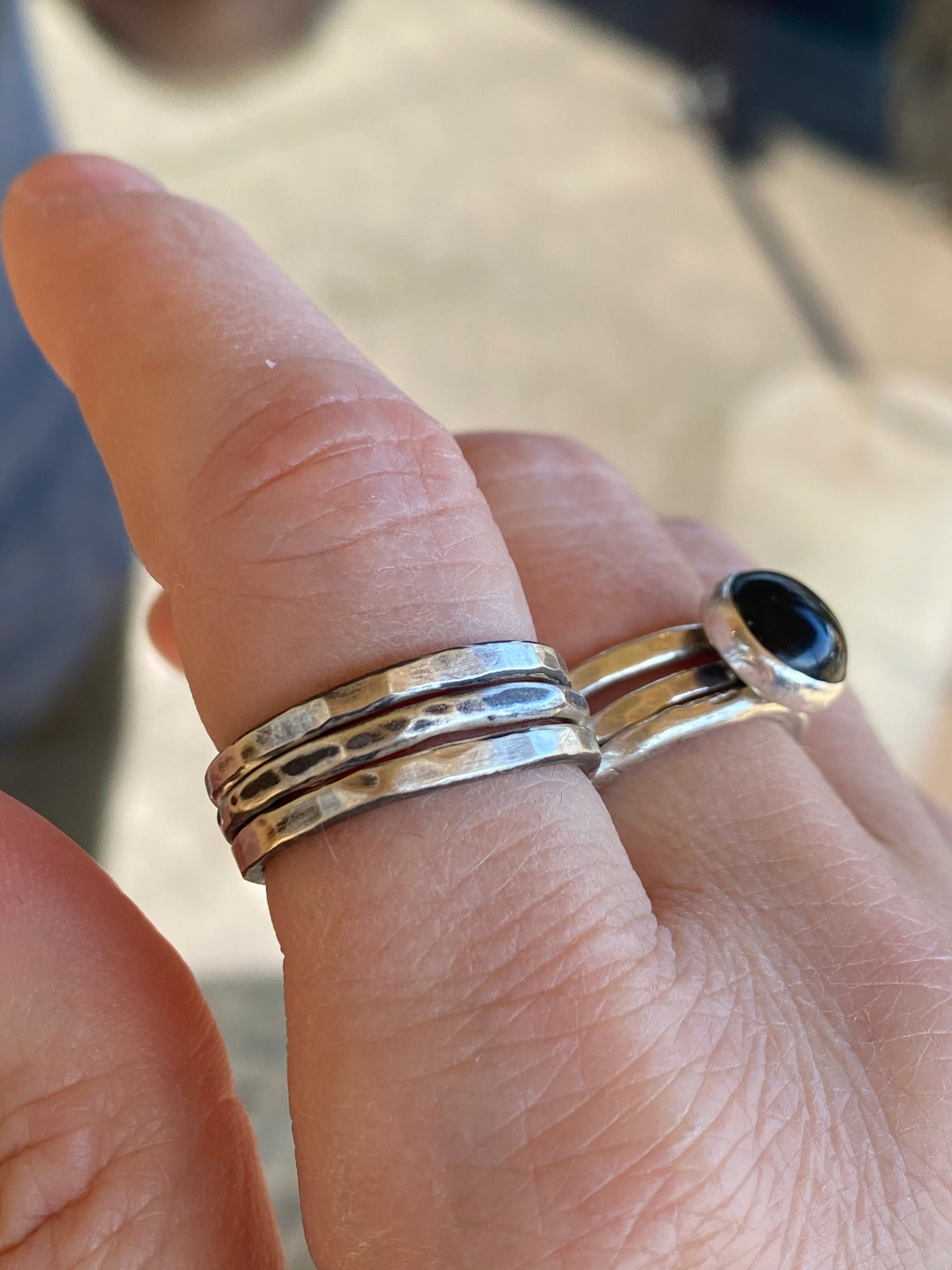Made-To-Order ✦ Runic Sterling Silver Stacking Rings ~ – The Mystic  Metalsmith✦